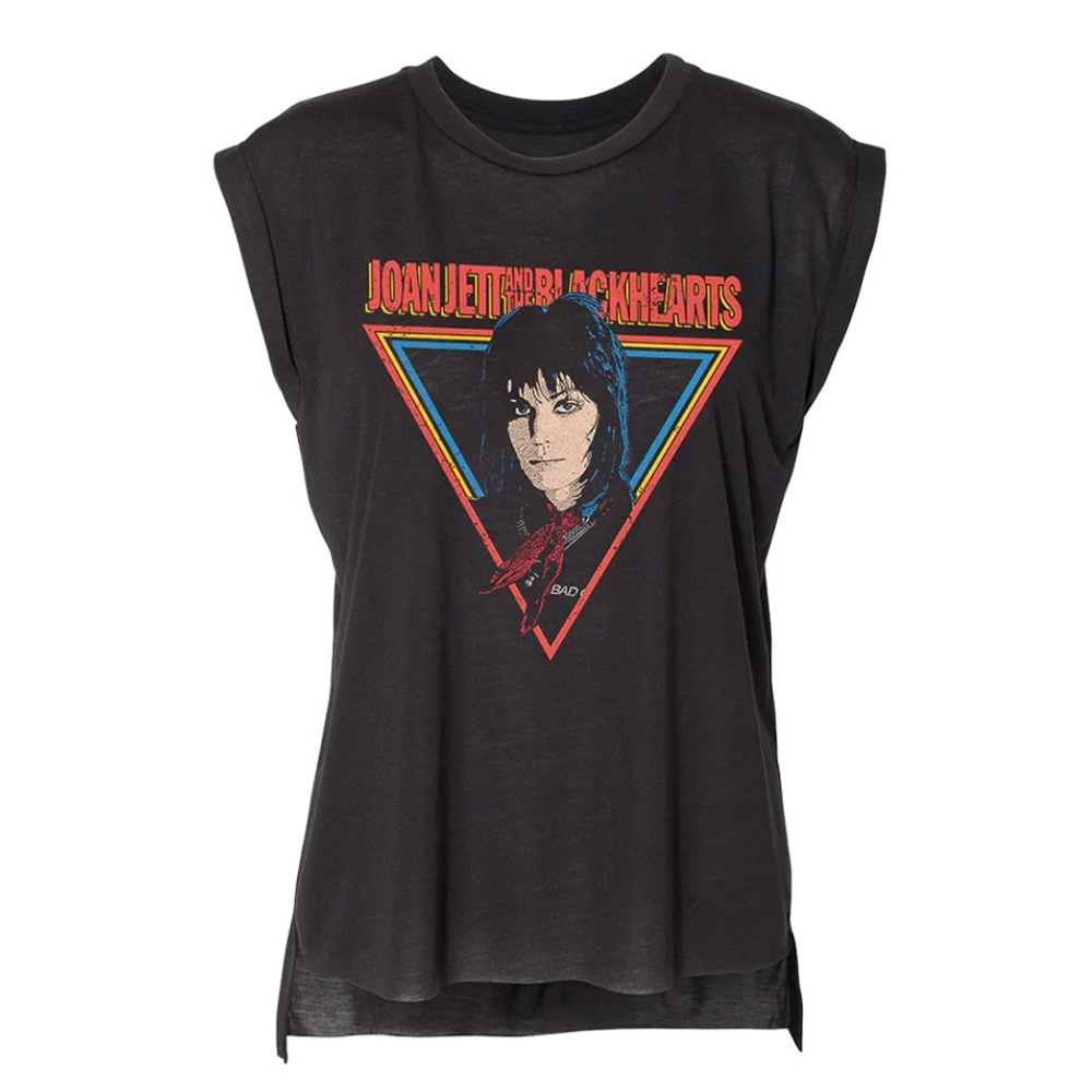 Joan Jett and the Blackhearts Triangle Flowy Muscle Tank Graphic Tee